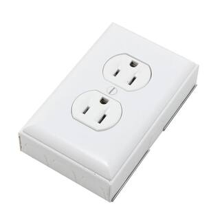 Legrand Wiremold 700 Series Metal Surface Raceway Duplex Receptacle Kit White BW2-D