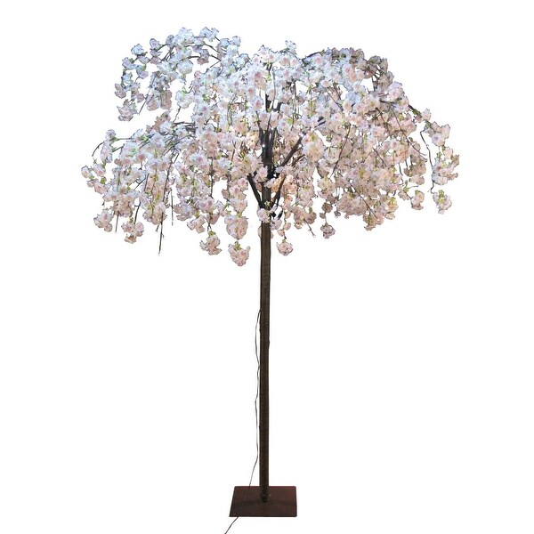 8.2' Large Pink Cherry Blossom Artificial Tree