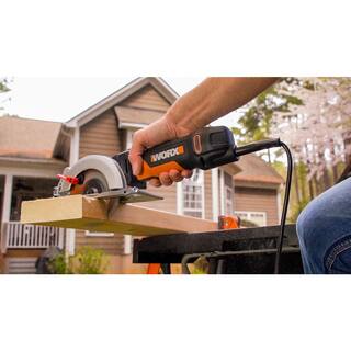 Worx WorxSaw 4-12 in. 4.5 Amp Compact Circular Saw WX439L