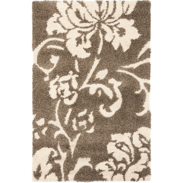 Florida Shag Sg458 Power Loomed Area Rug Safavieh