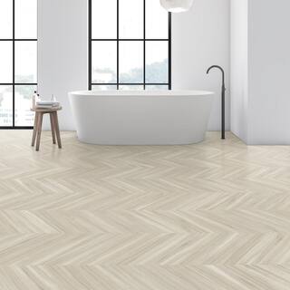 Lifeproof Chevron Autumn Trail Acacia 12 MIL x 12 in. W x 28 in. L Click Lock Waterproof Vinyl Plank Flooring (18.9 sqftcase) I2202022LC