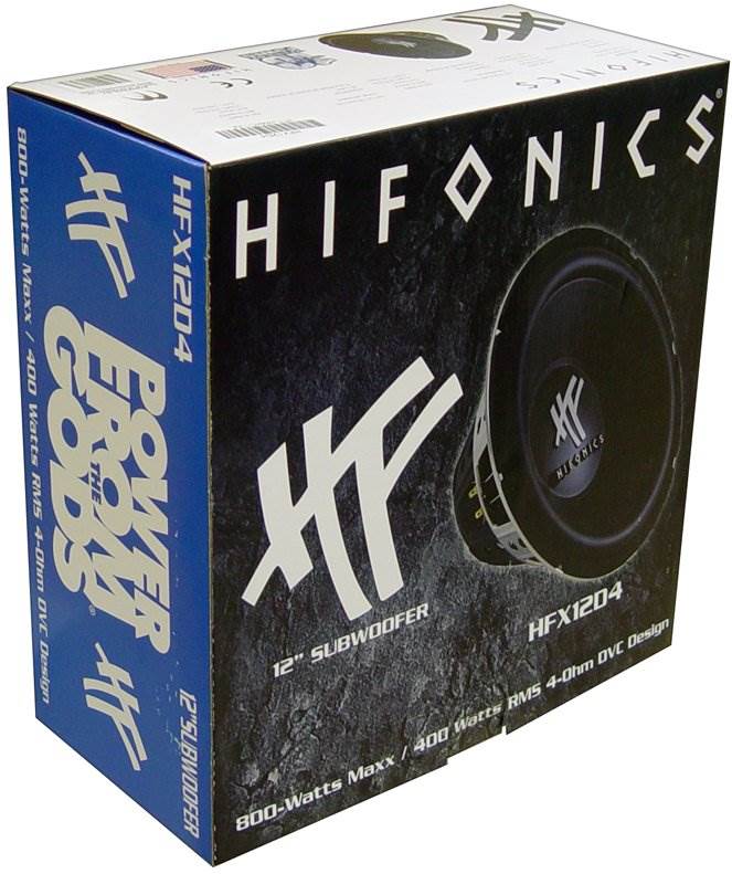 2) HIFONICS HFX12D4  12