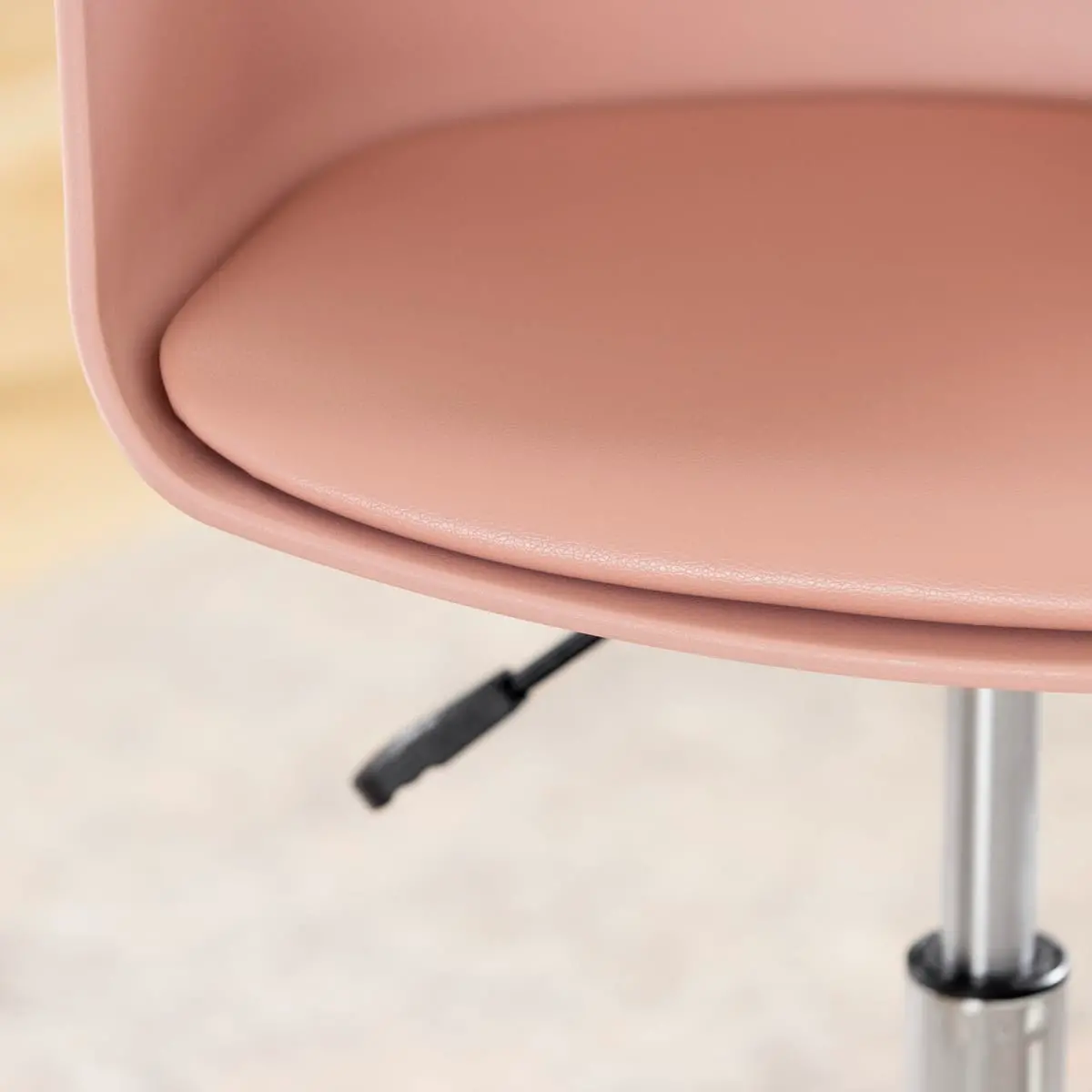 Flam Pink Swivel Office Chair - South Shore