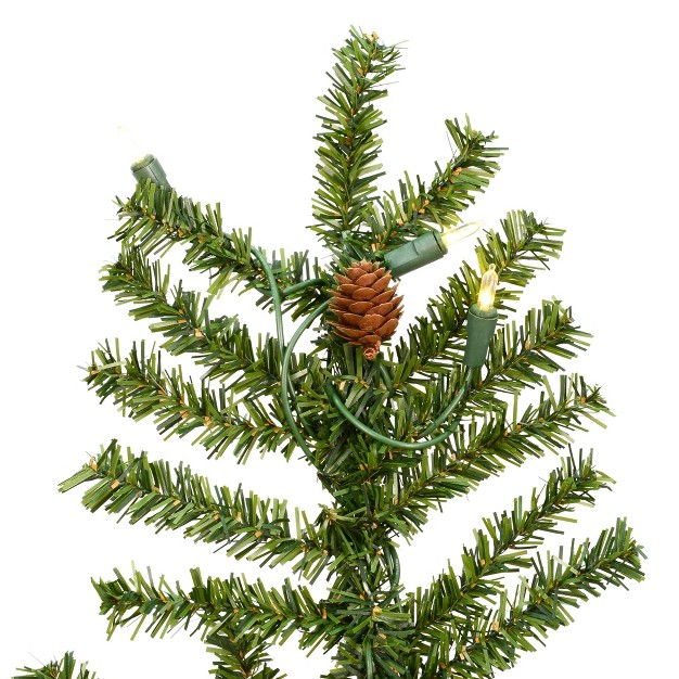 Vickerman Artificial Alpine Tree With Pine Cones and Vine