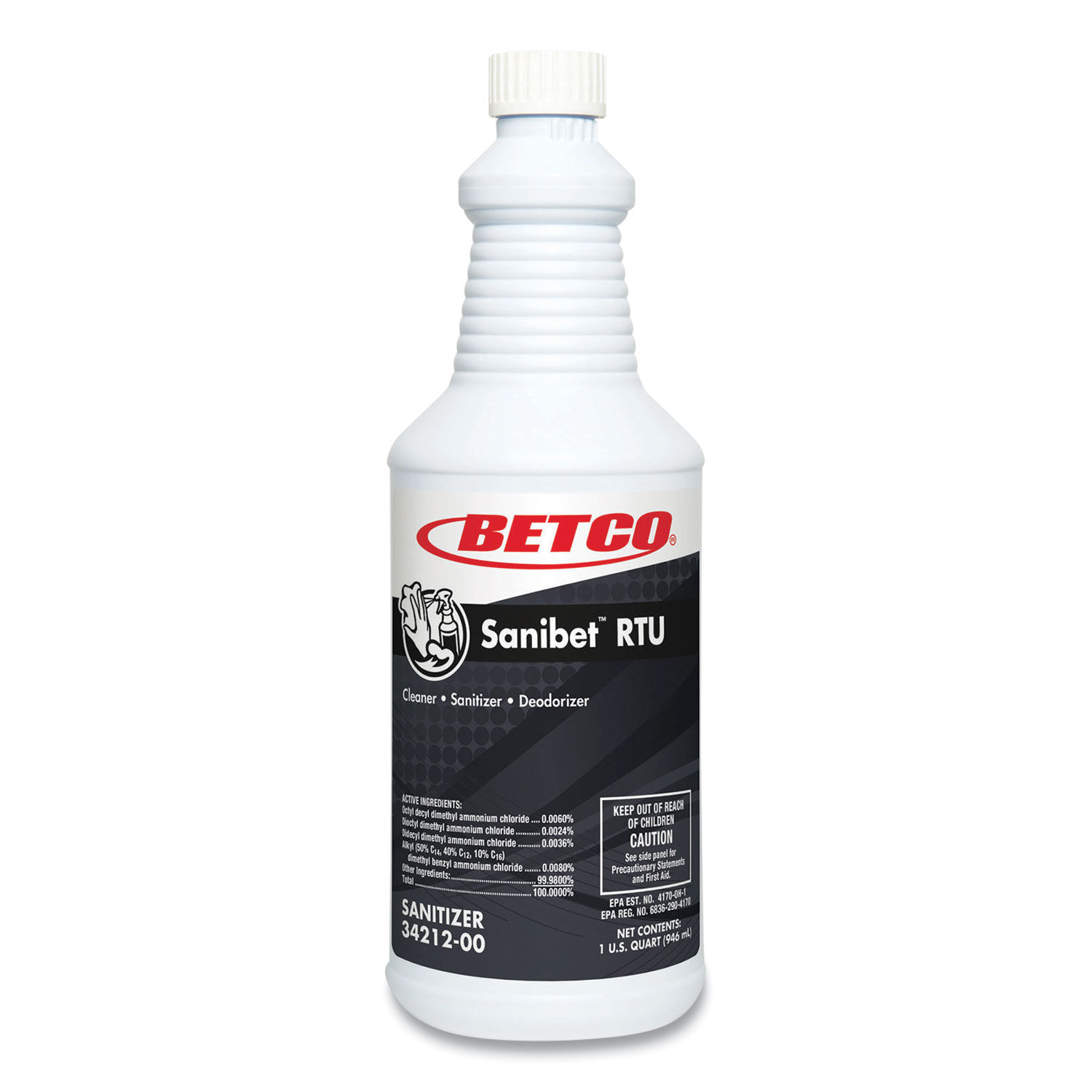 Sanibet RTU Sanitizer and Surface Cleaner by Betcoandreg; BET3421200