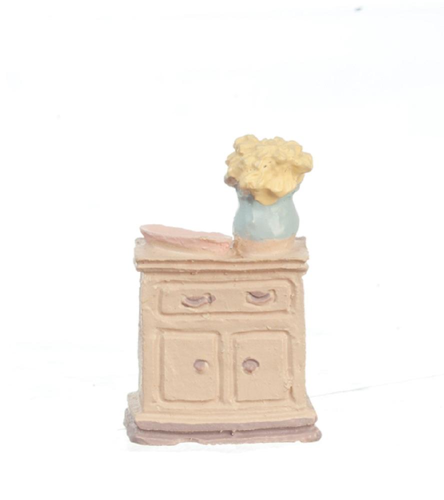 Dolls House Washstand 1:48 Scale 1/4 Inch Mini Bedroom Miniature Furniture