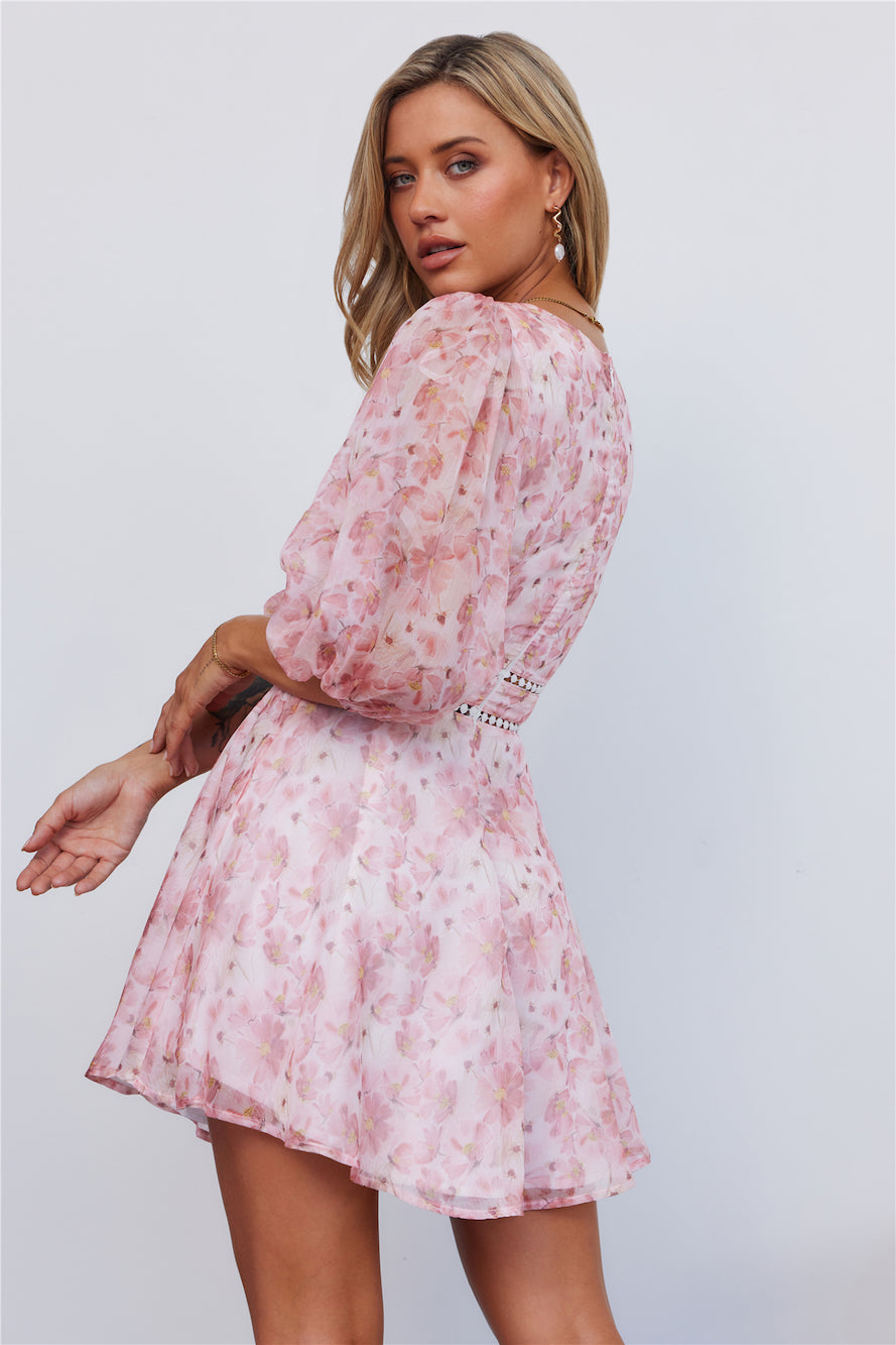 Plane Ride Away Dress Pink