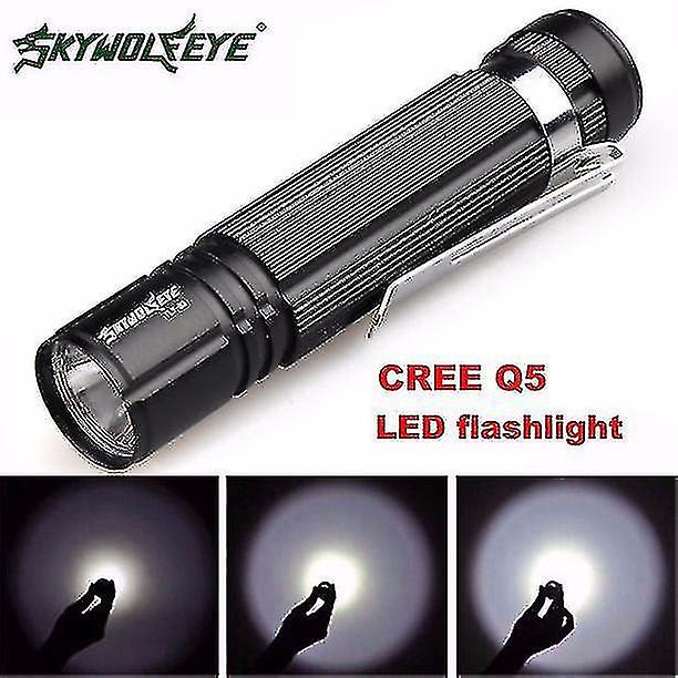 7w Q5 Led 1200lm Mini Flashlight Torch Light 14500/aa Lamp Waterproof