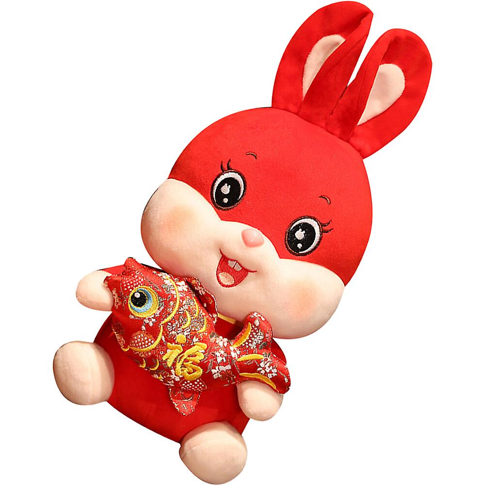 Year Of The Rabbit Doll Stuffed Rabbit Bunny Mascot Toy Kawaii Stuffed Animal