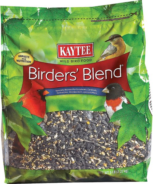 Kaytee Birders' Blend Wild Bird Food， 5-lb bag