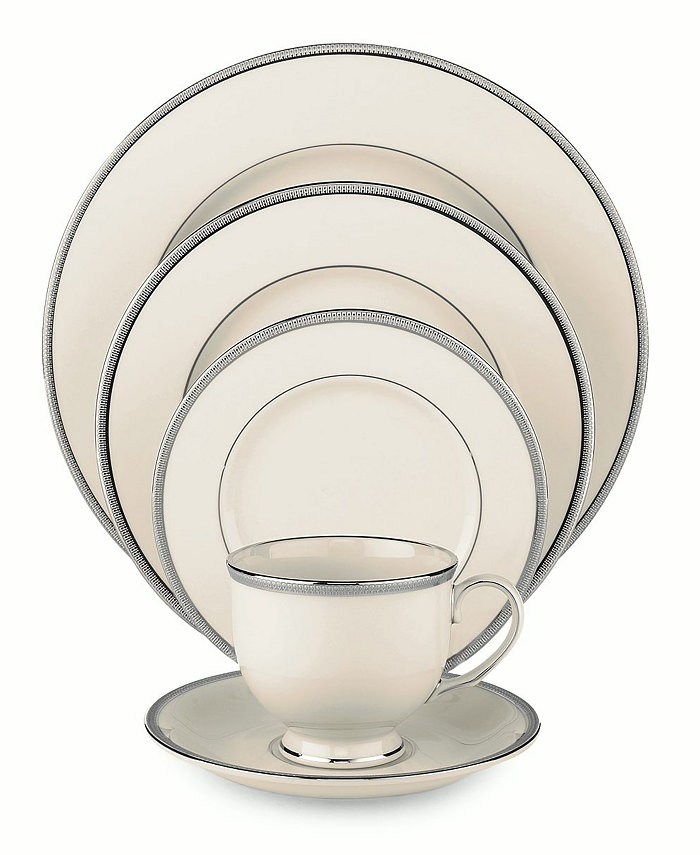 Lenox Tuxedo Platinum Tea Saucer