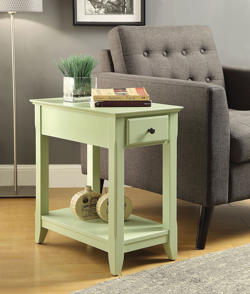 Side Table with 1 Drawer   Transitional   Side Tables And End Tables   by Simple Relax  Houzz