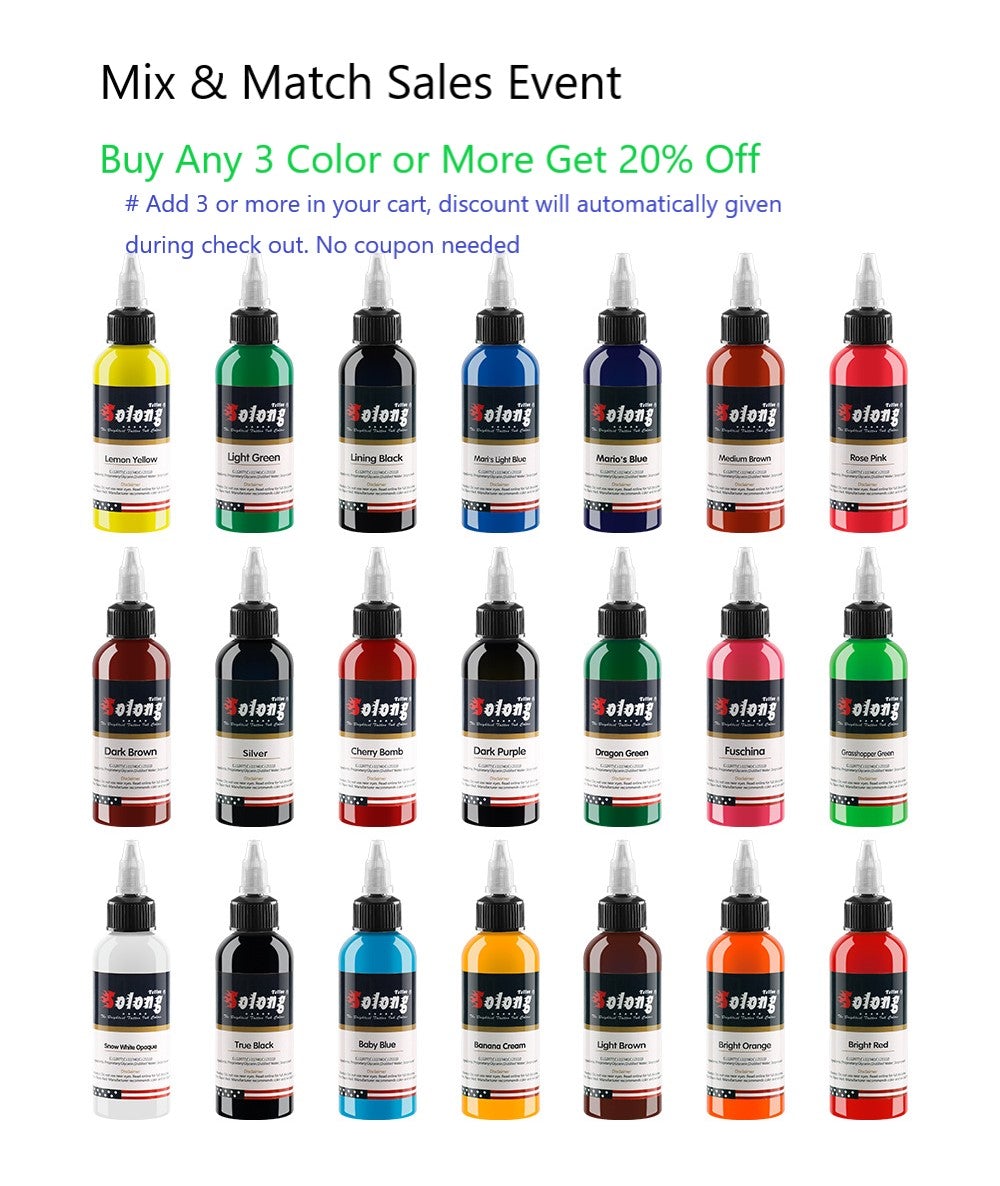 30ml Color Tattoo Ink Paint Cherry Bomb