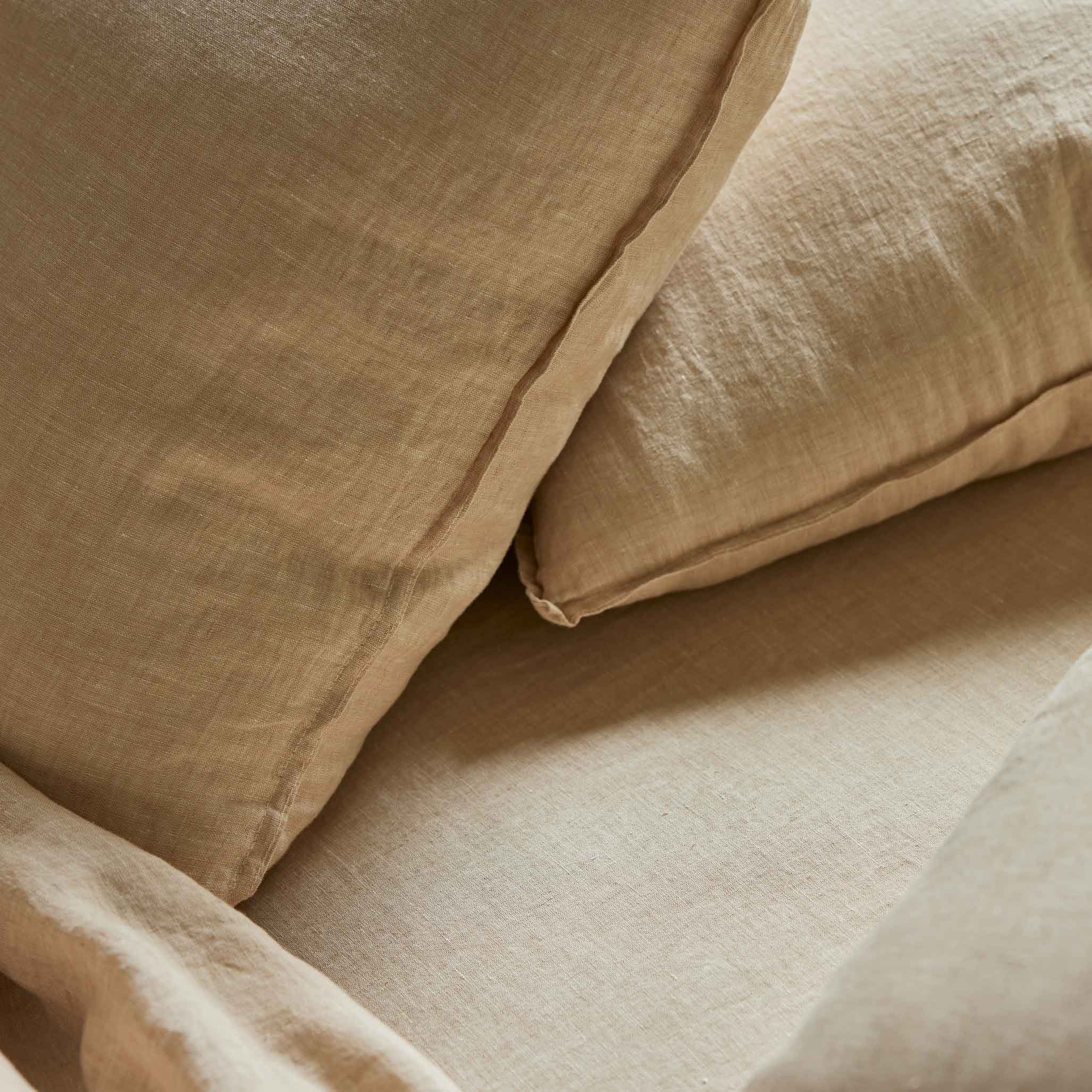 Washed Linen Core Sheet Set