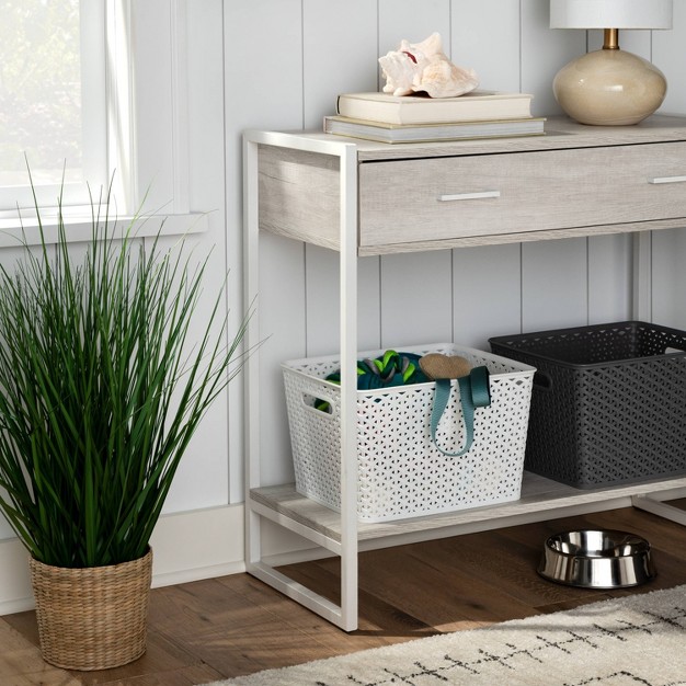 Large Y weave Decorative Storage Basket