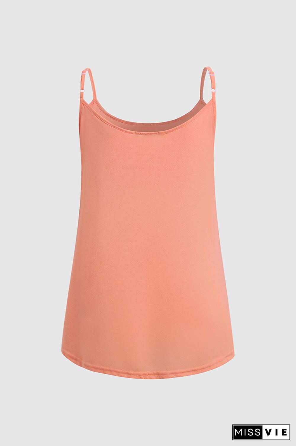 Solid Fold Pleated Cami Top