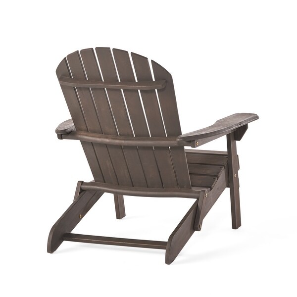 Hanlee Acacia Wood Folding Adirondack Chair by Christopher Knight Home