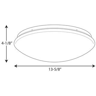 Progress Lighting Drums and Clouds Collection 22.5-Watt White Integrated LED Flush Mount P730006-030-30