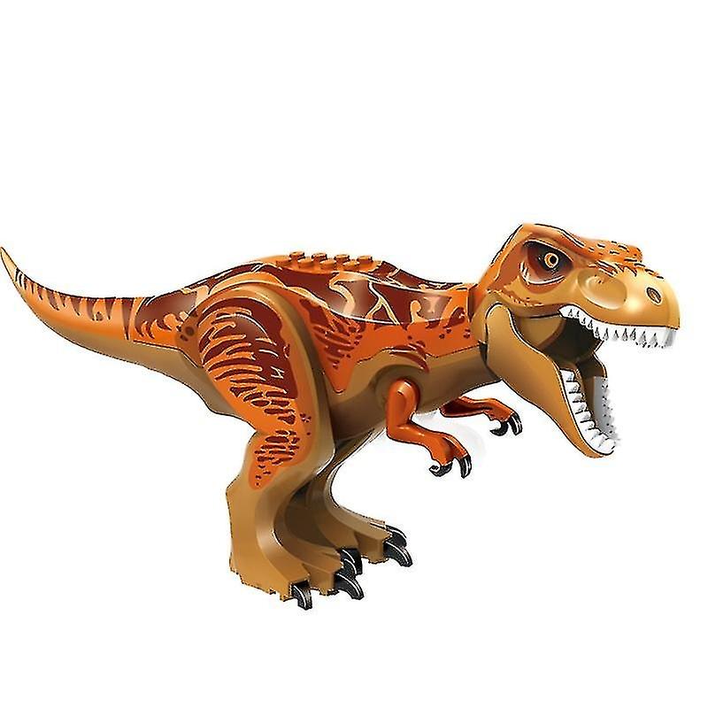 Large Jurassic Dinosaur 11 Inch Block Dinosaur Toy Action Figure Safety Abs Plastic Doll