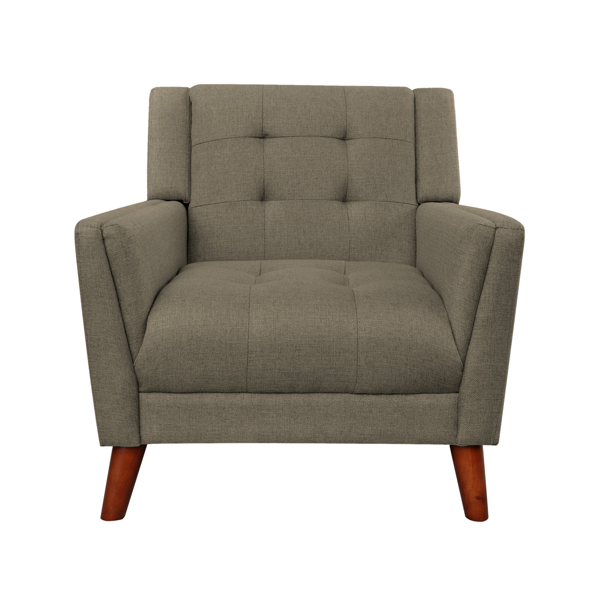 Anvith Mid Century Modern Fabric Arm Chair