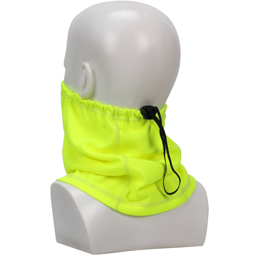 Protective Industrial Products Clima Band Neck Gaiter Hi Vis Yellow Adjustable 2 Layer