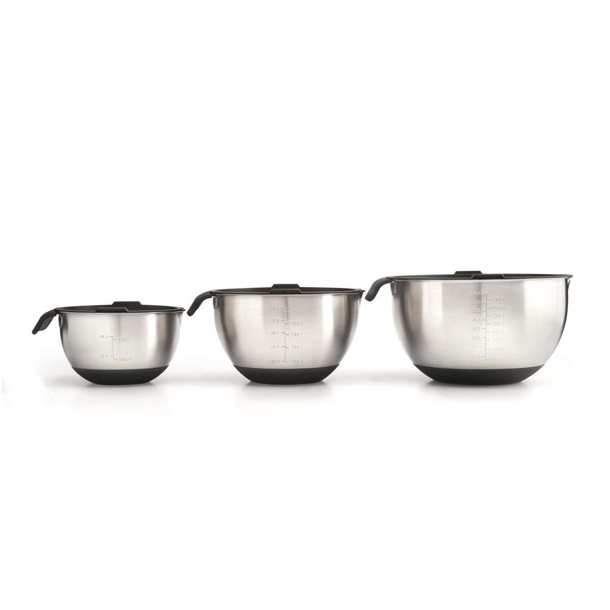 Napoleon 3-Piece Stainless Steel Marinating Bowl Set