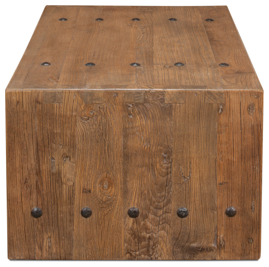 Antique Door Coffee Table Reclaimed Wood   Rustic   Coffee Tables   by Sideboards and Things  Houzz