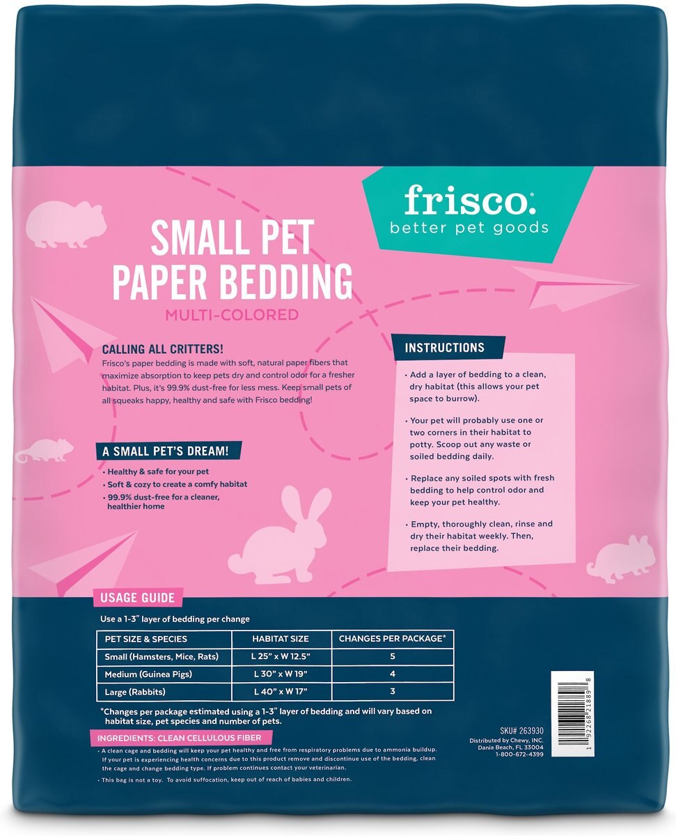 Frisco Small Pet Paper Bedding