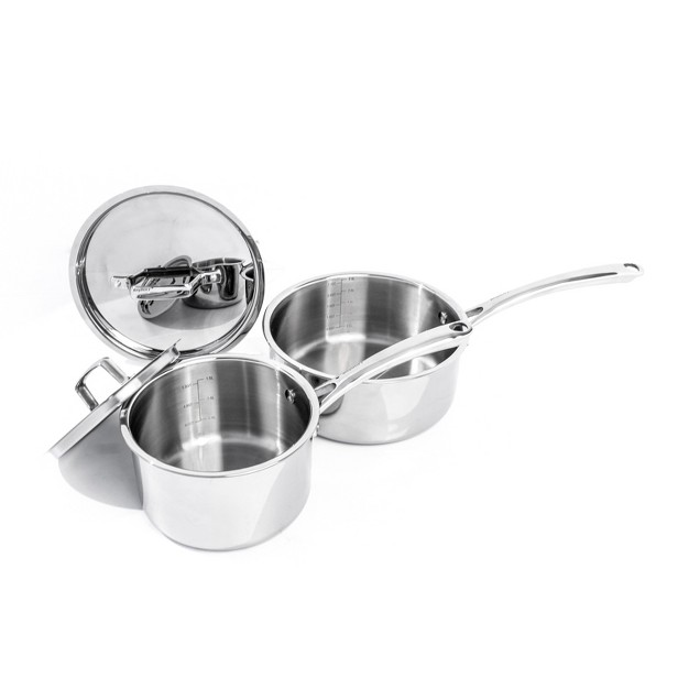 Saucepan With Stainless Steel Lid 3qt