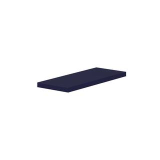 J COLLECTION 30 in. W x 1.5 in. H x 12 in. D Devon Painted Blue Floating Shelf with Mounting Bracket DSFS30-DV