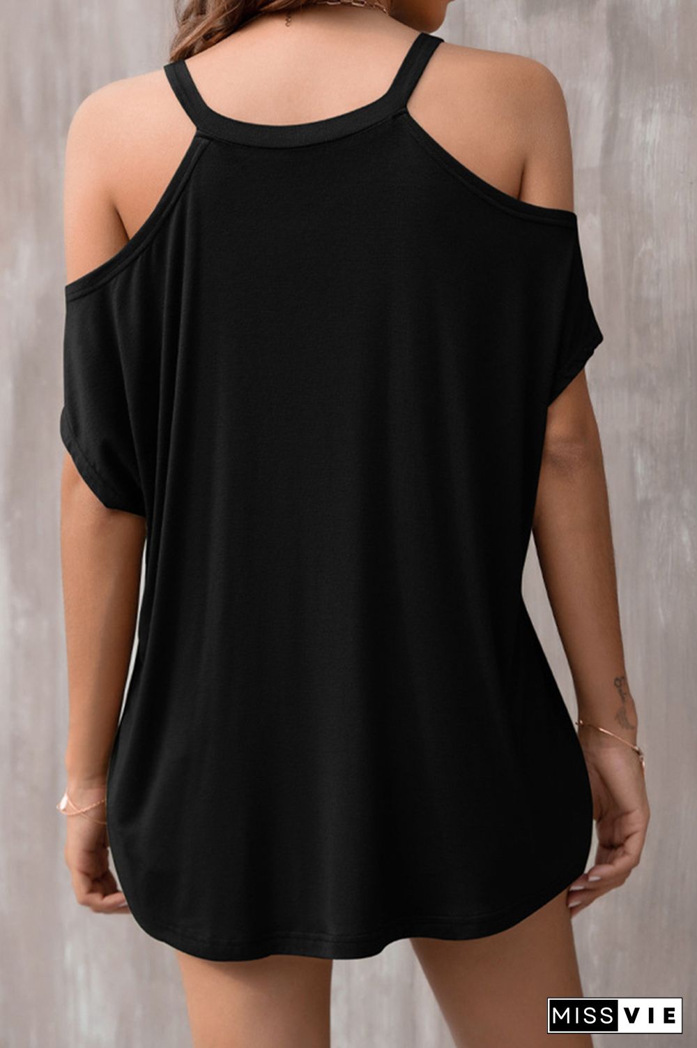 Halter Off Shoulder T-shirts Wholesale