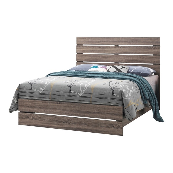 Geary 5-piece Slatted Headboard Panel Bedroom Set - - 34936017