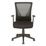 Radley Mesh Mid-Back Task Chair， Black， BIFMA Certified