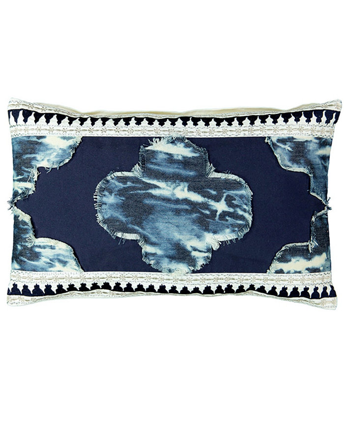 Mod Lifestyles Tie Dye Denim Collection Marrakech Tie-Dye Pillow， 14