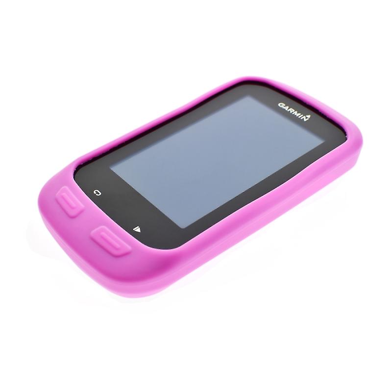 Bicycle Code Table Shockproof Silicone Colorful Protective Case for Garmin Edge 1000， Host not Included(Pink)