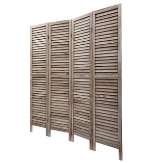 67 in. H Wood Privacy Screen Garden Fence in Oak CX510WS-OK