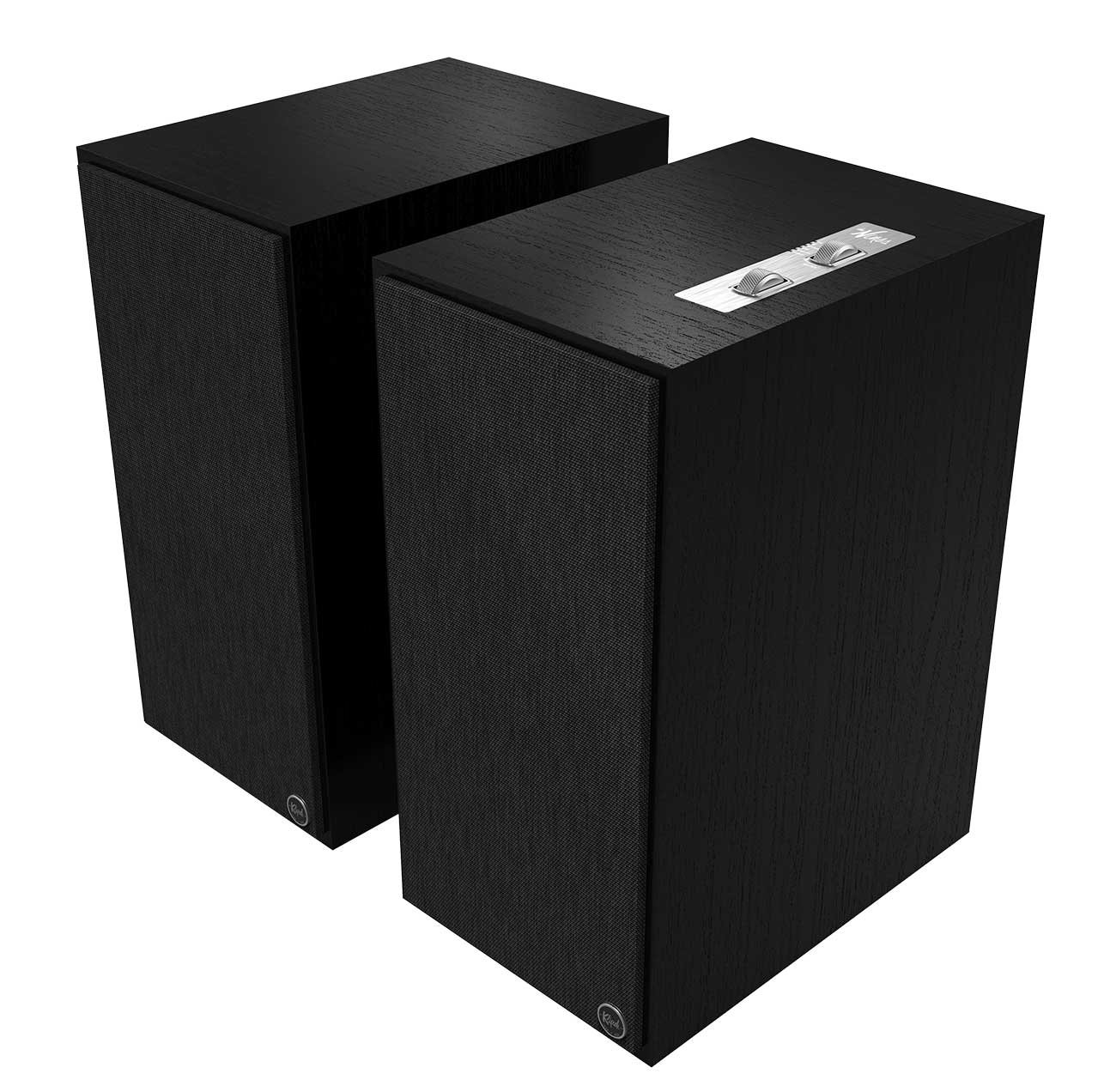 Klipsch The Nines Heritage Inspired Black Powered Bookshelf Speakers (Pair)