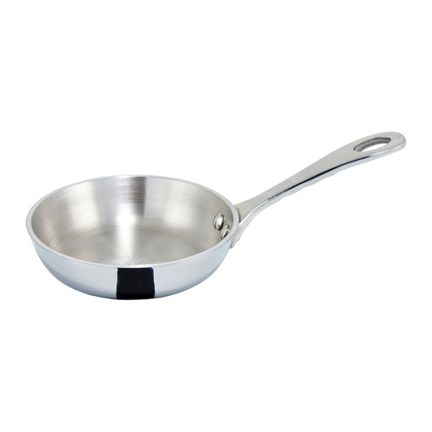 Winco Mini 4 Fry Pan Stainless Steel 5 Oz