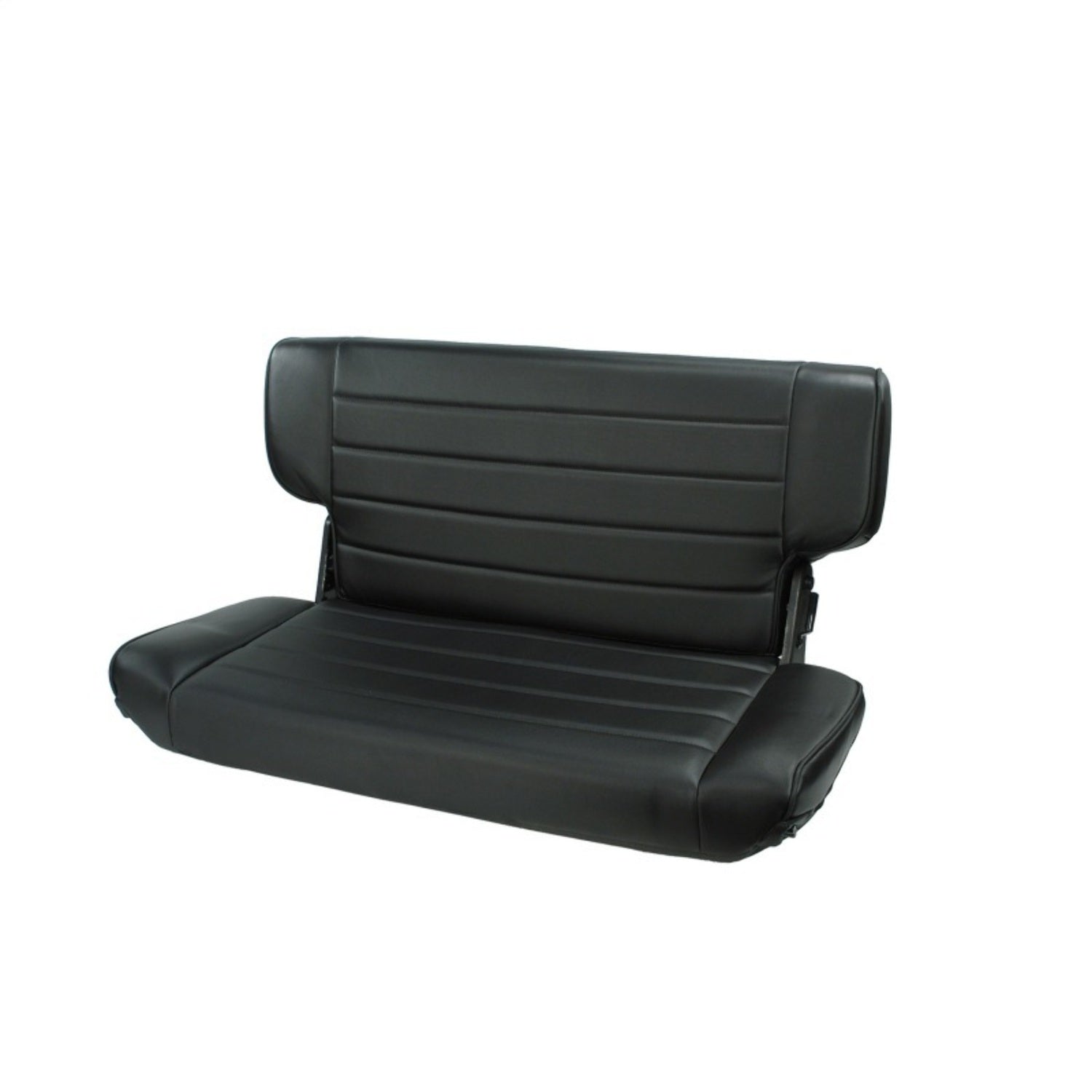 Rugged Ridge 13463.15 Seat， Rear， Fold/Tumble， Black Denim; 97-02 Jeep Wrangler TJ