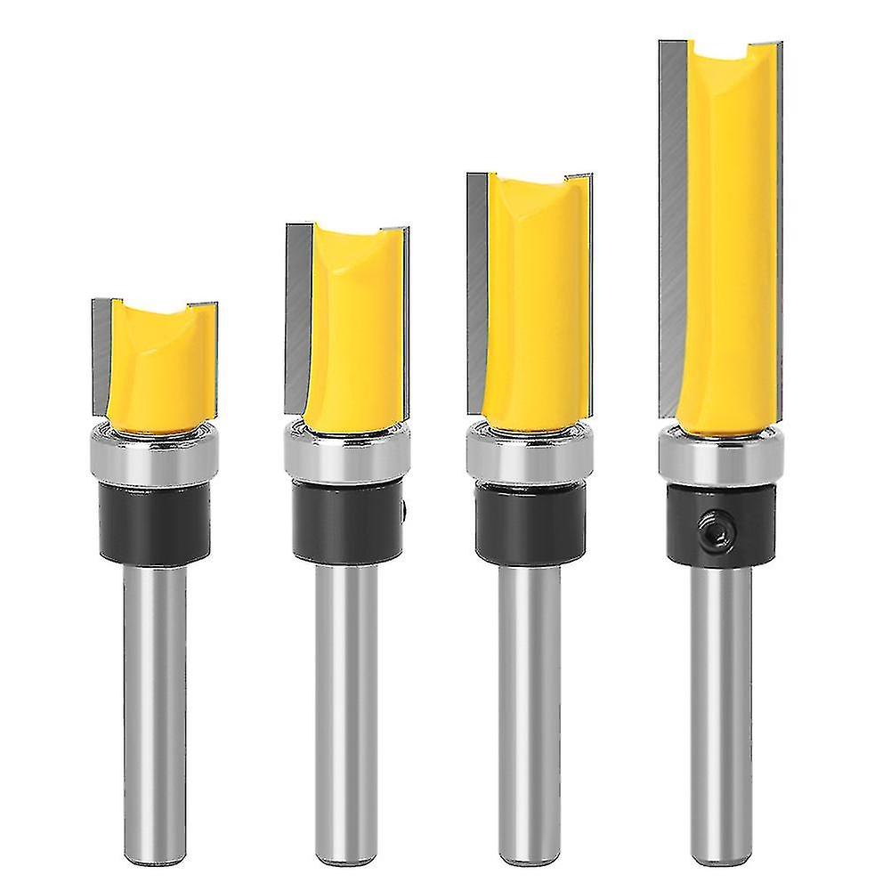 Router Bit Set With 1/4 Inch Shank Flush Trim Bit