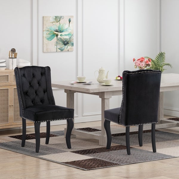 Wingback Dining Chairs- Set of 2