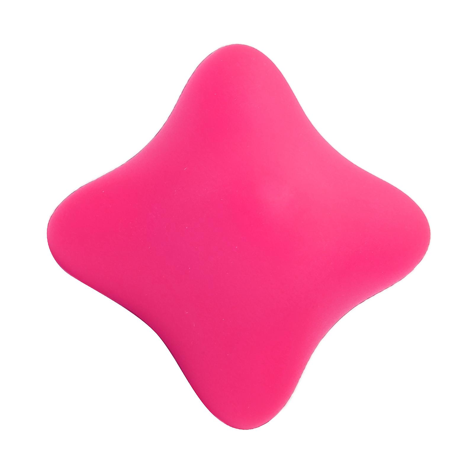 Reaction Ball Silicone Agility Training Six Angle Massage Exercise Ball For Hands Feet Backpink