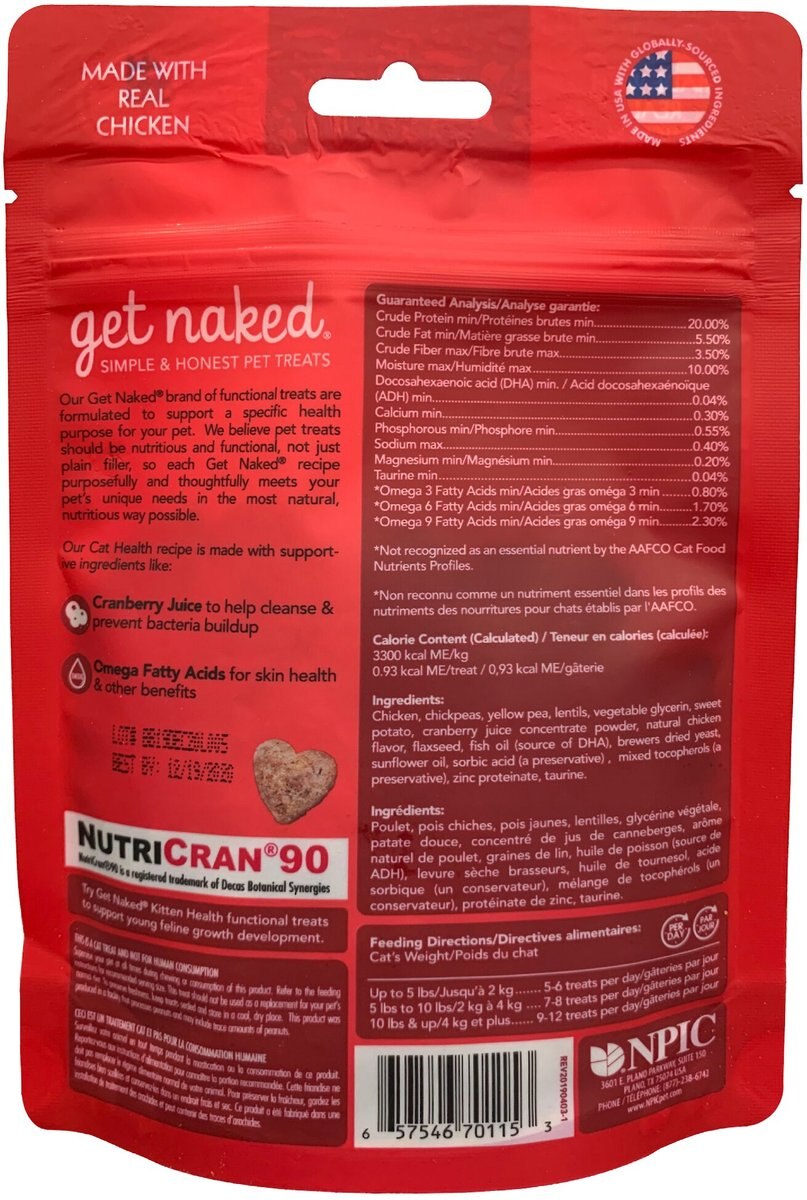 Get Naked Urinary Health Crunchy Cat Treats