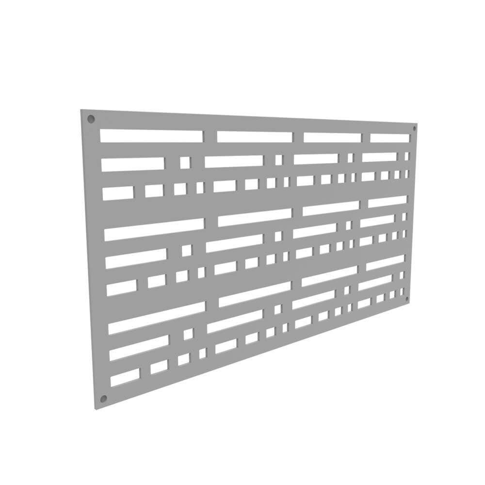 Barrette Outdoor Living 2 ft. x 4 ft. Morse Clay Polypropylene Decorative Screen Panel 73004797