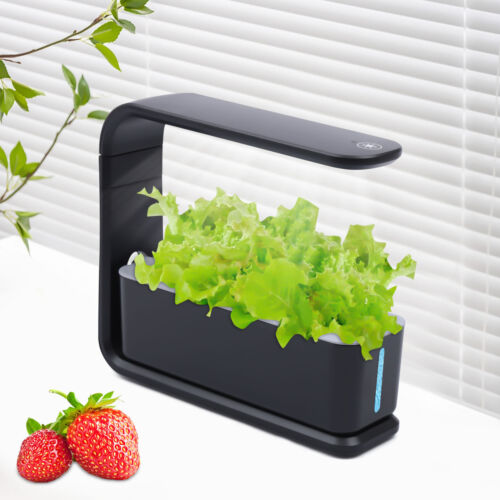 Hydroponics Growing System with 3 Pods Indoor Herb Garden Kit with 15W LED Light