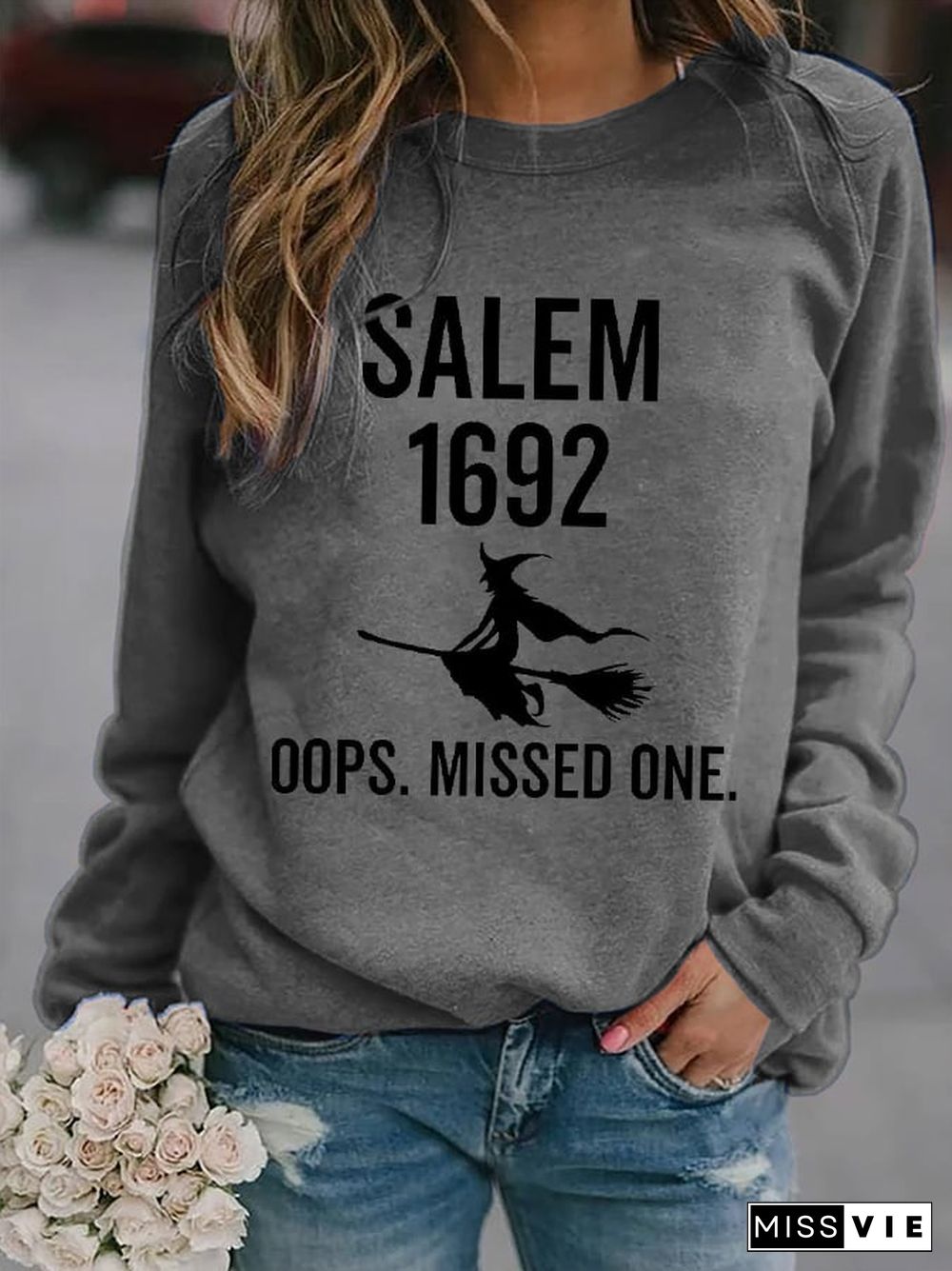 Women's Salem 1692 Ooops.Missed One Sweatshirt