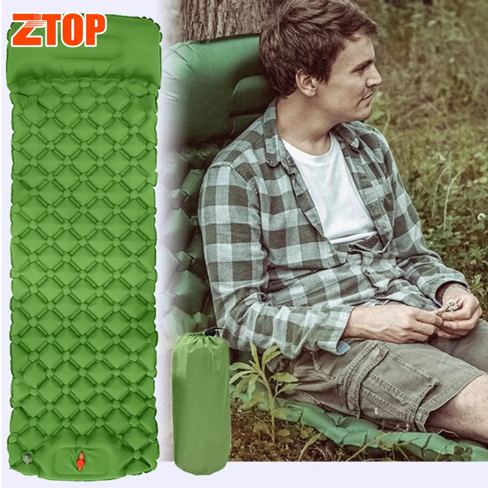 Wholesale Tear Resistance Light Weight 50D Elastic Coated 0.07 Tpu Material Inflatable Outdoor Nap Mat