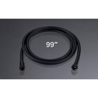 WOWOW PVC 99 in. Shower Hose in Matte Black X1007B-99-BHHD