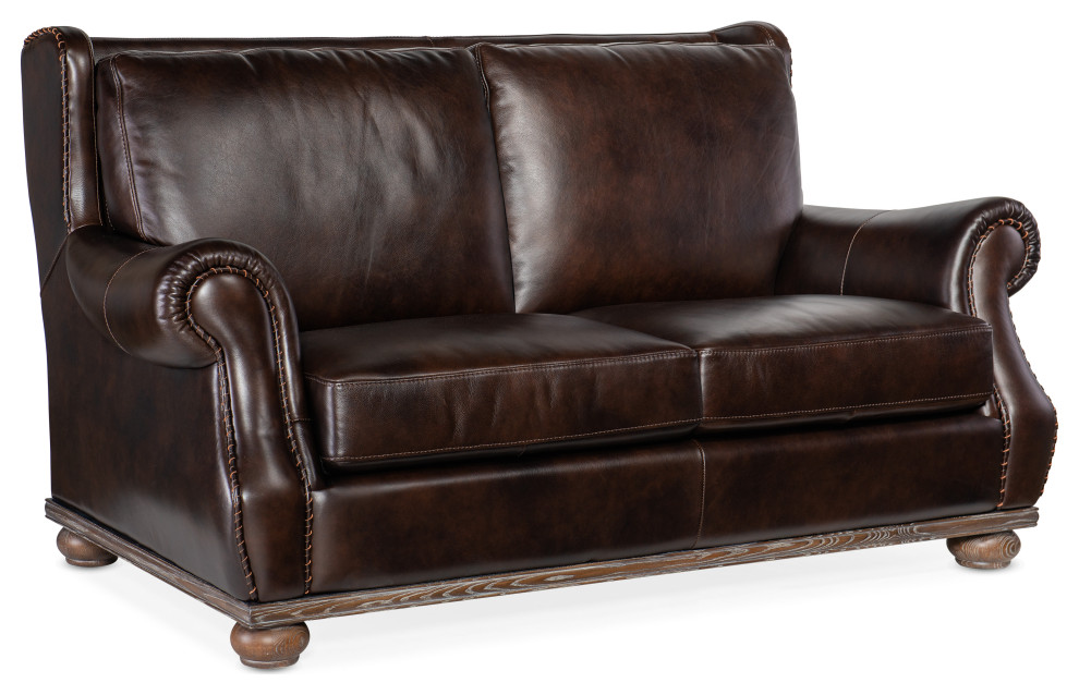 William Stationary Loveseat   Traditional   Loveseats   by Buildcom  Houzz