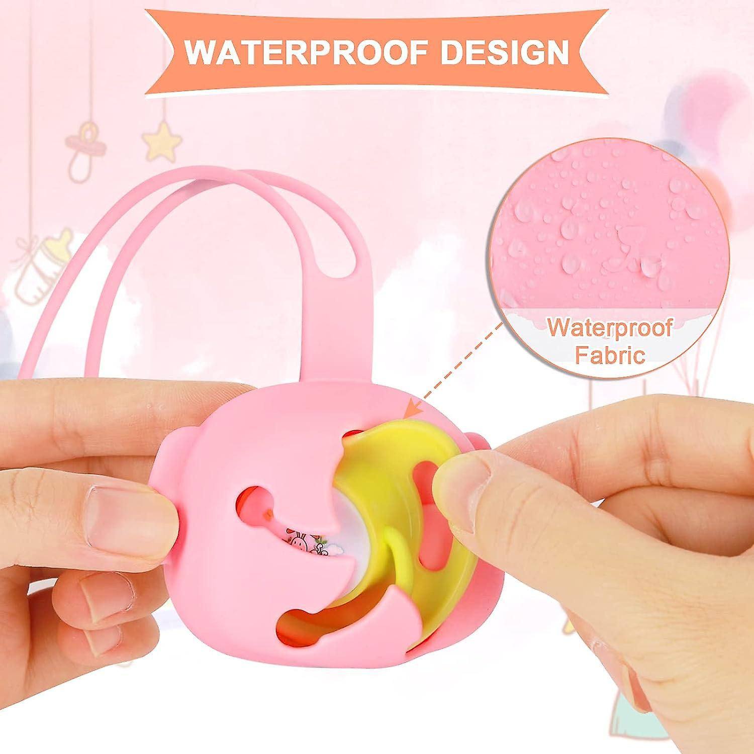 Silicone Baby Pacifier Case， Baby Pacifier Holder Case Pouch Box For Diaper Bag， Baby Pacifier Container For Travel